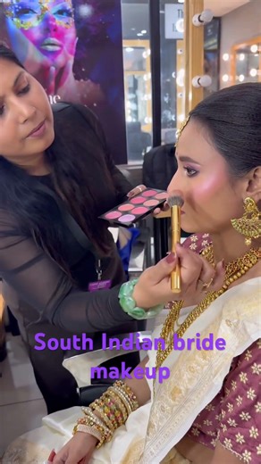 South Indian bride makeup