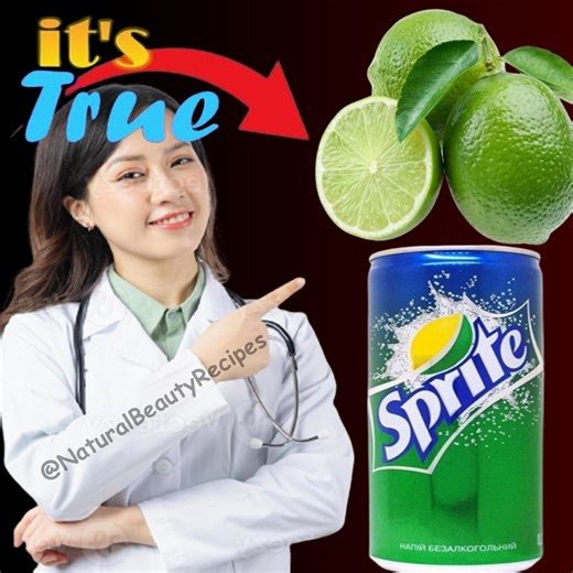 Mix Sprite With Lemon The Secret Nobody Will Never Tell You ~ Thank Me Later! | Natural Beauty Recipes
