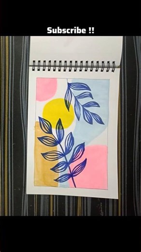 Boho Art Day 38 of 50 🎨🖼️ ||Easy boho art for beginners💓#artform #forbeginners #bohoart #shorts #fyp