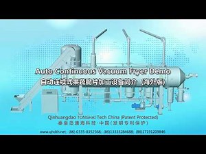 Check it out! A brilliant automatic continuous vacuum fryer machinery