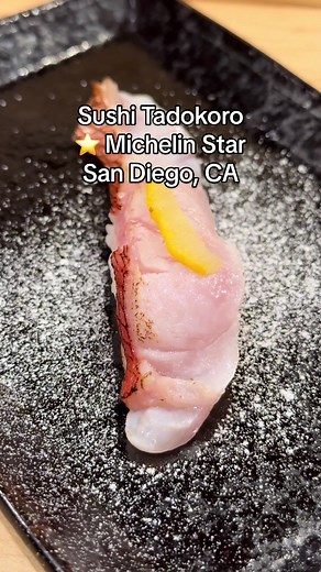Michelin Star Sushi Experience at Sushi Tadokoro