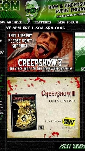 We were paid to promote Creepshow III (2006)