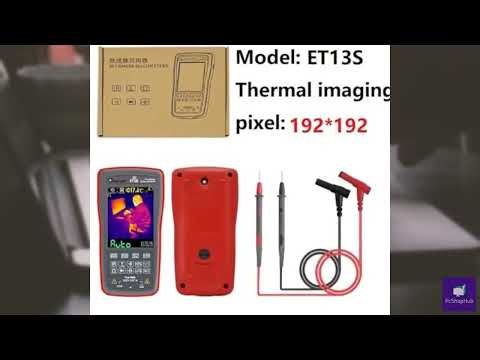 Review - TOOLTOP ET13S Thermal Camera 192 * 192 Thermal Camera Multimeter 9999 Counts Vol