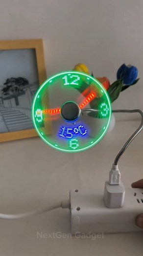 NextGen Gadget | 🔗 link in bio 🛒 USB CLOCK FAN | Instagram
