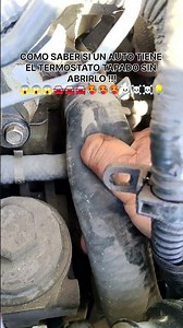 HOW TO TELL IF YOUR CAR'S THERMOSTAT IS CLOGGED!!! #automotiveelectronics #automobile