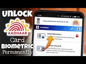 How to Unlock Aadhaar Card Biometric Permanently