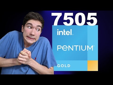 Análise do pentium gold 7505. (Bom custo benefício para notebooks)