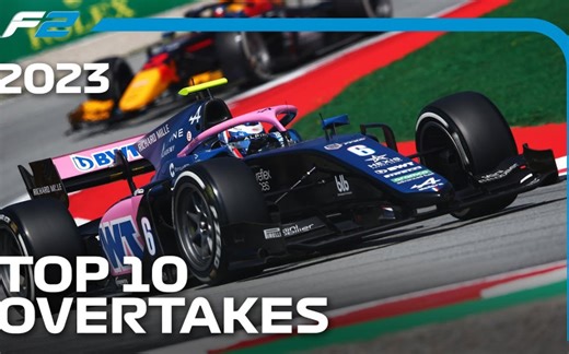 精彩的F2赛季！F2 2023赛季最精彩的10个超车！
