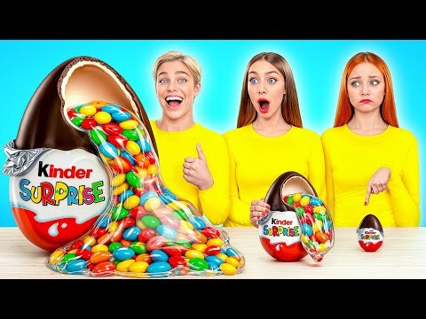 Big, Medium and Small Plate Challenge | Creative Food Hacks by Multi DO Challenge