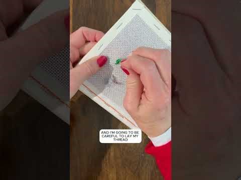 3D Light Bulb stitch for needlepoint