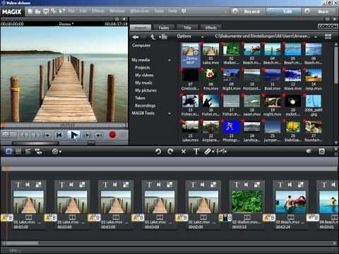 MAGIX Vidéo deluxe 15 Plus Premiers pas avec le logiciel (Français)