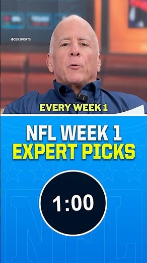 Picking EVERY Week 1 NFL game in under a minute #nflfootball #nflpicks