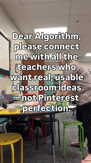 Because most of us don’t have the time, energy, or budget for Pinterest-perfect anything. I’m here for the ideas that actually make your day run smoother, help your kids learn, and don’t require 47 steps or a trip to Michael’s. If you’re all about simple systems, low-prep activities, and strategies that actually work in a real-life classroom… you’re in the right place. 🤝✨ Follow for more practical teaching ideas you can use tomorrow. #teachersfollowingteachers #teachersfollowteachers #thirdgrad