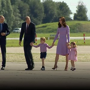 183K views · 816 reactions | Prince George and Princess Charlotte were all smiles today as they explored a helicopter in Germany. But eventually it all got a bit too much for one of the young royals. | ITV News Royals | Facebook