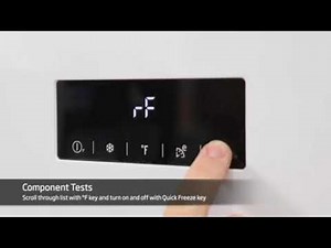 beko freezer service mode