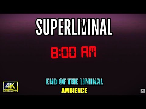 Near the End of Superliminal | Calm, Surreal Ambience Experience🌄