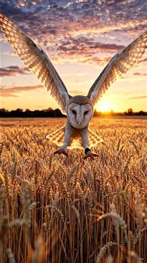 🦉 Barn Owl | The Silent Ghost Hunter of the Night #shorts #barnowl #owls #wildlife #nature