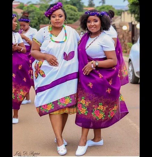 South African Tsonga traditional attire || #xitsonga || TsongaWeddingAttire #fashion #viral #cute