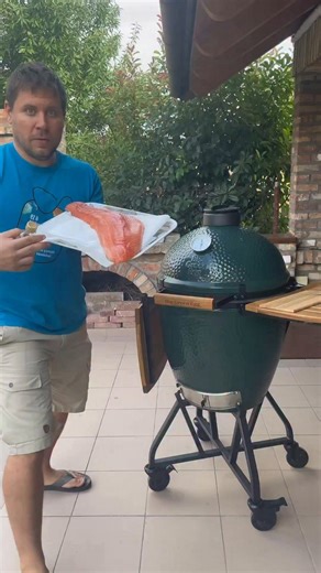 #reklam Füstöljünk együtt lazacot juharsziruppal!#balintspot #dalmon #biggreenegg #smoke #lazac | Balint's Pot