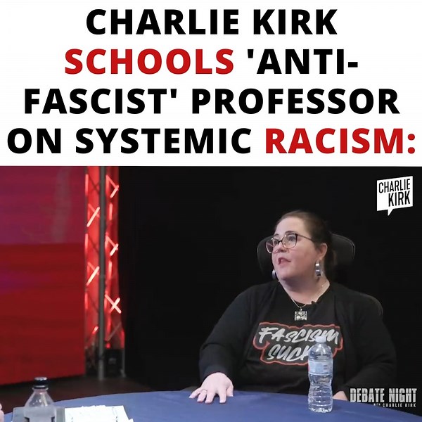 994K views · 15K reactions | Charlie Kirk Schools 'Anti-Fascist'...