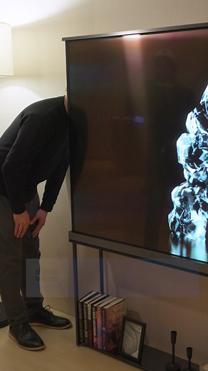 16K views · 57 reactions | Playing peek-a-boo with LG's see-through TV! Read more: https://www.digitaltrends.com/home-theater/lg-signature-oled-t-ces-2024/ #CES #CES2024 #LG #LGOLED #LGOLEDTV #TransparentTV #digitaltrends #Technology | Digital Trends | Facebook