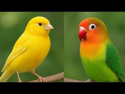 Suara Burung Kenari Isian Lovebird Untuk Masteran Burung Cendet Muraibatu Cucak Ijo #masteran #bird