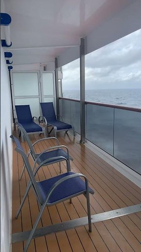 Cabin 6232 Bowling Alley Balcony Now w/Loungers Carnival Legend #shorts #whydoshortsgottabevertical?