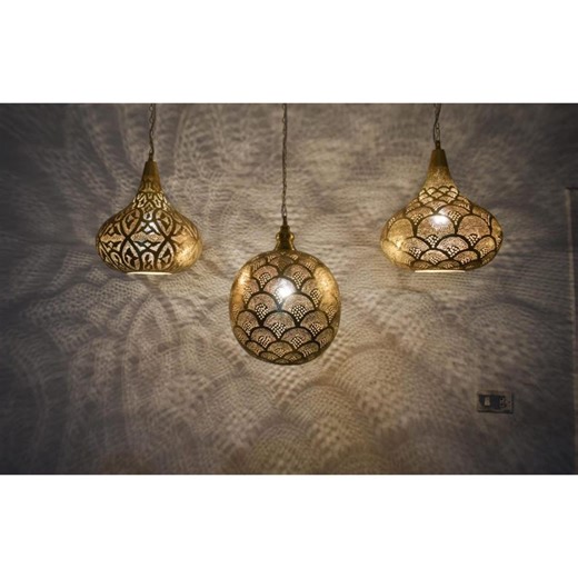 Entryway Foyer Light 12 Inch, Hand Pierced Brass, Moorish Welcome, Moroccan Style - Etsy