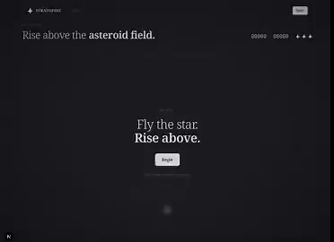 ทดลองต่อกับการ brief ให้สร้างเพจใหม่จากไม่มีอะไรเลย มีแต่ design system Brief #1 AI ❯ build single page AI web-app like Claude but using Stratophic Design systemBrief #2 Game ❯ create a simple space shooter game by using Stratophic logo as a main space fighter, use arrow keys to move up down left right, spacebar to shoot the laser, avoiding astroids and enemies aliens. Brief #3 Tool ❯ build a stock and investment dashboard that helps tracking assets and equity in all industries that affected by 