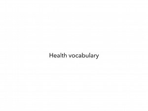 Heath Vocabulary