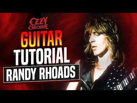 CRAZY TRAIN ~ RANDY RHOADS ~ Ozzy ~ Guitar Tab | Lesson | Cover | Tutorial
