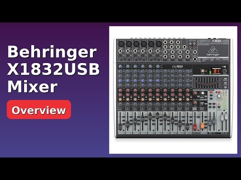 REVIEW (2025): Behringer X1832USB Mixer. ESSENTIAL details.