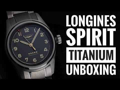 Longines Spirit Titanium Unboxing