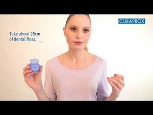 Instructions to use Curaprox Dental Floss