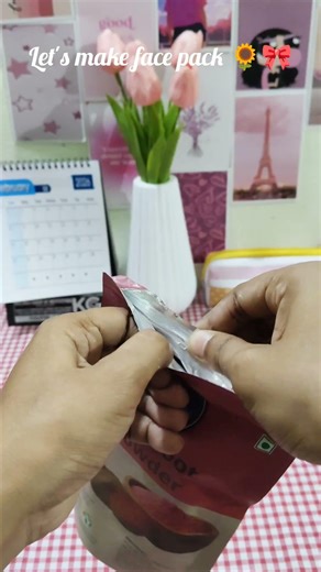 Let's make face pack 🌻🎀 #skincare