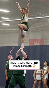114K views · 601 reactions | This cheerleader is incredibly strong 勞 | Four Nine | Facebook
