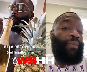 Rick Ross Trolling 50 Cent Again... Says Hes Going To Remix 50's "Guns Come Out".. Vibin' To The Classics!