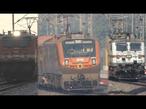 RAILFANNING AT GHATKESAR | FIRST LOOK OF LALLAGUDA AB WAP-5 ON DEBUT RUN