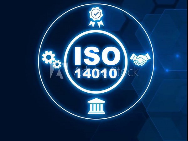 ISO 14010 acronym, it specifies rules for devising fluid power symbols for use on components and in circuit diagrams. Showing ISO 14010 icons on virtual screen.