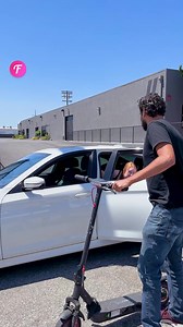 473K views · 1.9K reactions | Electric scooter meets car, escalating encounter ensues | Fabiosa UK | Facebook