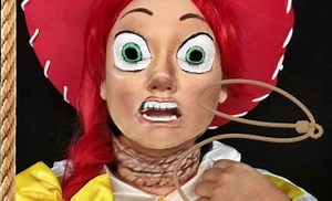 JESSIE LASSO ACCIDENT MAKEUP TUTORIAL! Part 2 YOUTUBE CHANNEL: https://www.youtube.com/therealkatsketch PRODUCTS I USED IN THIS VIDEO » Jessie Costume https://www.amazon.com/Disguise-Womens-Disney-Beyond-Costume/dp/B003E39ROK/ref=sr_1_2?ie=UTF8&qid=1526508511&sr=8-2&keywords=jessie costume makeup remover wipe *Tarte Double Duty Beauty Shape Tape Contour Concealer https://www.ulta.com/double-duty-beauty-shape-tape-contour-concealer?productId=xlsImpprod14251035 beauty sponge Mehron cream contour a