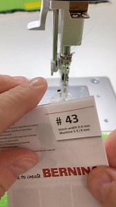 Using Couching foot 43 with yarn on the Q 20 sit down by @berninausa. People said I made it look easy in the last reel, so I thought I’d show more of the process! It took me a little practice to get it right. One of my favorite features about the BERNINA Q series longarms is how many different feet there are that can be used on the domestic machines as well as the longarms. In fact there’s even a second option for ruler work, different sized couching inserts for your ruler foot. I’ll have to try