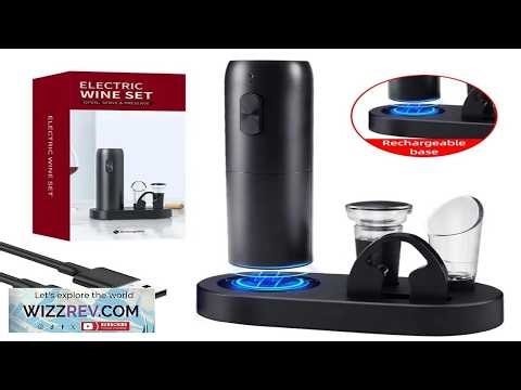 Electric Wine Bottle Opener Automatic Red Wine Corkscrew Rechargeable Wine Opener