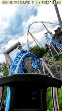 Blue Fire onride at Europa-Park #rollercoaster #themepark #coaster #attraction #onride #amusement