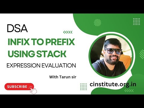 Infix to Prefix Conversion Using Stack | Expression Evaluation in Data Structures