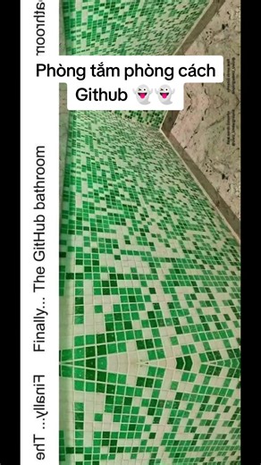 Phòng tắm phòng cách Github 👻👻 #git #github