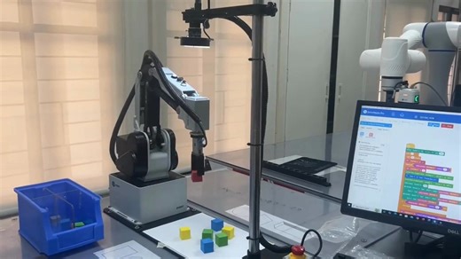 Meet the MG400 – the desktop collaborative robot. Designed to fit effortlessly into a 190 mm × 190 mm space, this lightweight and portable cobot is the perfect solution for dynamic, space-conscious work environments. Whether it’s pick-and-place tasks, assembly operations, or quality inspection, the MG400 adapts seamlessly across various sectors. Recently, we installed the MG400 at a university, providing students with a hands-on platform to learn, program, and experiment with automation technolo