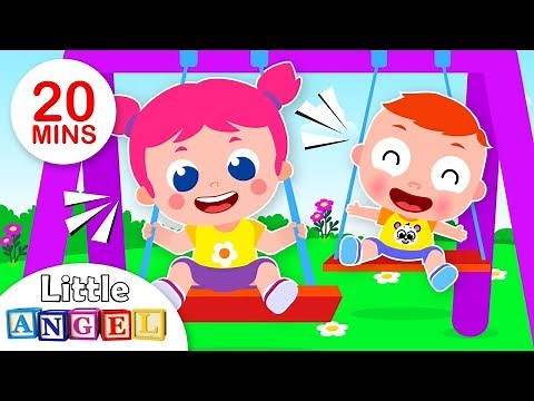 Baby John Goes to the Playground | Jack & Jill Play Safe | Kids Songs & Nursery Rhymes, Little Angel