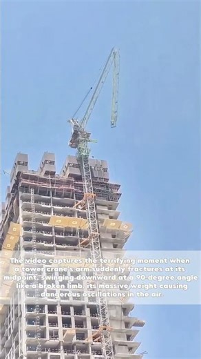 Tower Crane Catastrophe: The Heart-Stopping Moment When Steel Meets Its Limit!