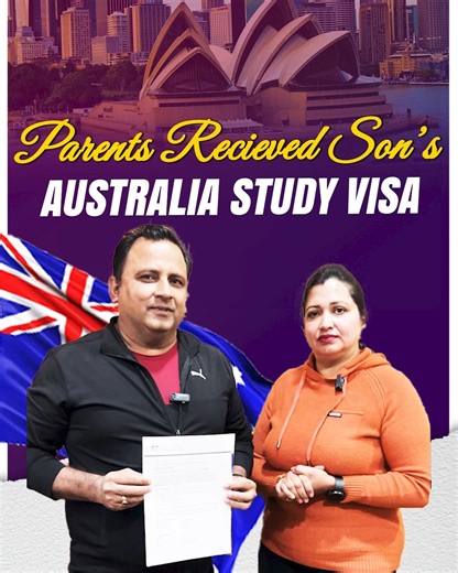 Caan World Consultants on Instagram: "✨A proud and emotional moment for the Nayyar family 🇦🇺✨ Parents of Krishna Nayyar — Pankaj Nayyar & Shama Nayyar — successfully received their son’s Australia Study Visa with the trusted support of CAAN WORLD. Your dreams, our responsibility. Thank you for trusting us with such an important journey 🙏 🎓 Australia Study Visa Connect with CAAN WORLD today📞9216-310-310 📍 Jalandhar | Ambala | Moga #CaanWorld #AustraliaStudyVisa #PremiumService #VisaSuccess